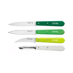 Opinel Kitchen Essentials 4 Knife Set - Greens