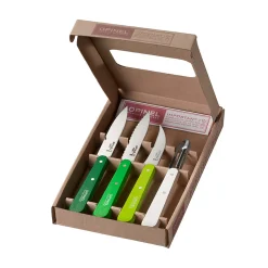 Opinel Kitchen Essentials 4 Knife Set - Greens