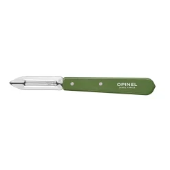 Opinel No 115 Khaki Beechwood Handle Peeler, 6cm