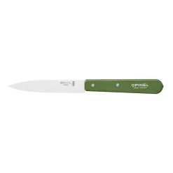 Opinel No 112 Khaki Beechwood Handle Paring Knife, 10cm