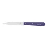 Opinel No 113 Violet Beechwood Handle Serrated Paring Knife, 10cm