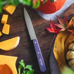 Opinel No 112 Violet Beechwood Handle Paring Knife, 10cm