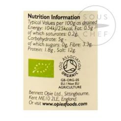 Organic Capers, 180g