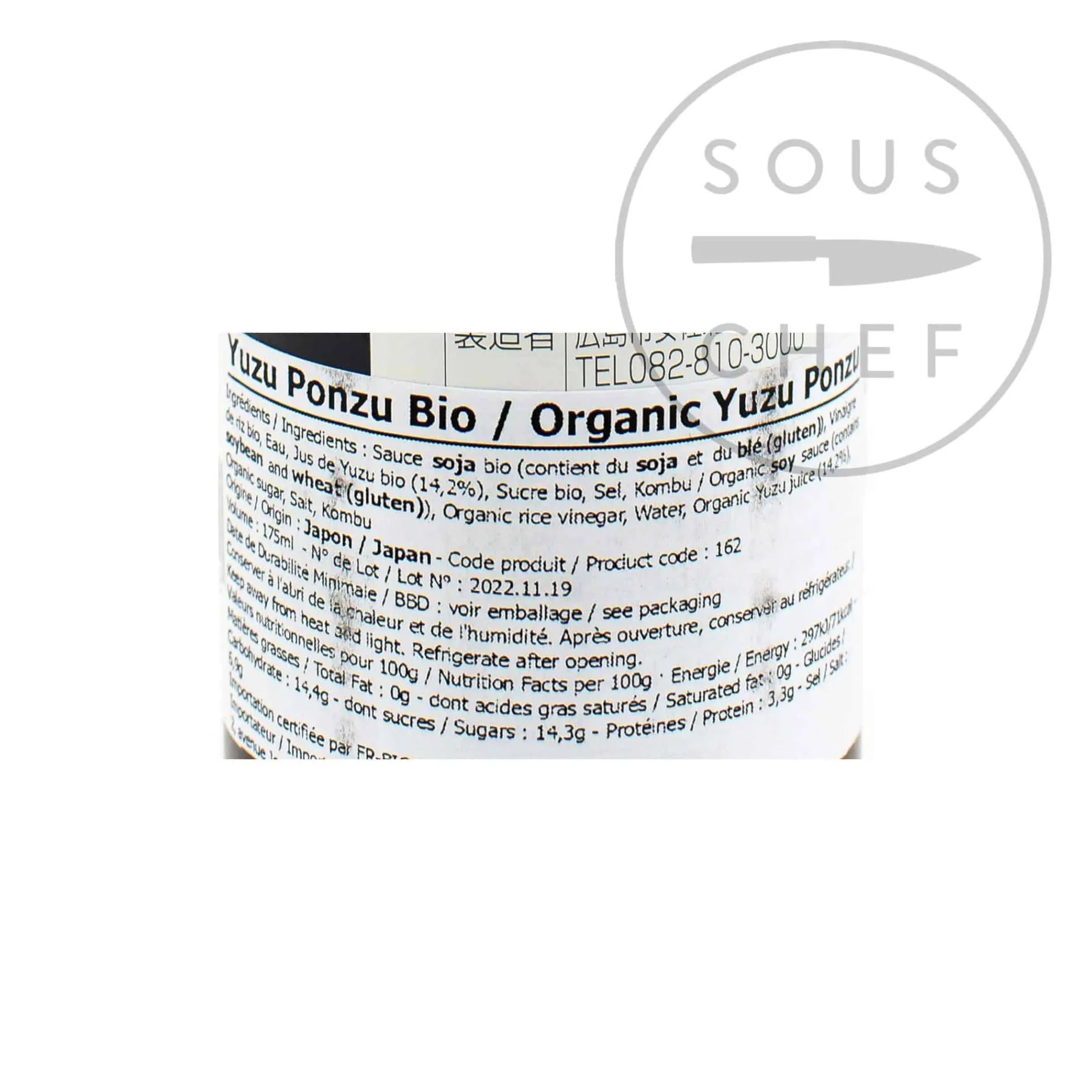 Organic Yuzu Ponzu Sauce, 175ml