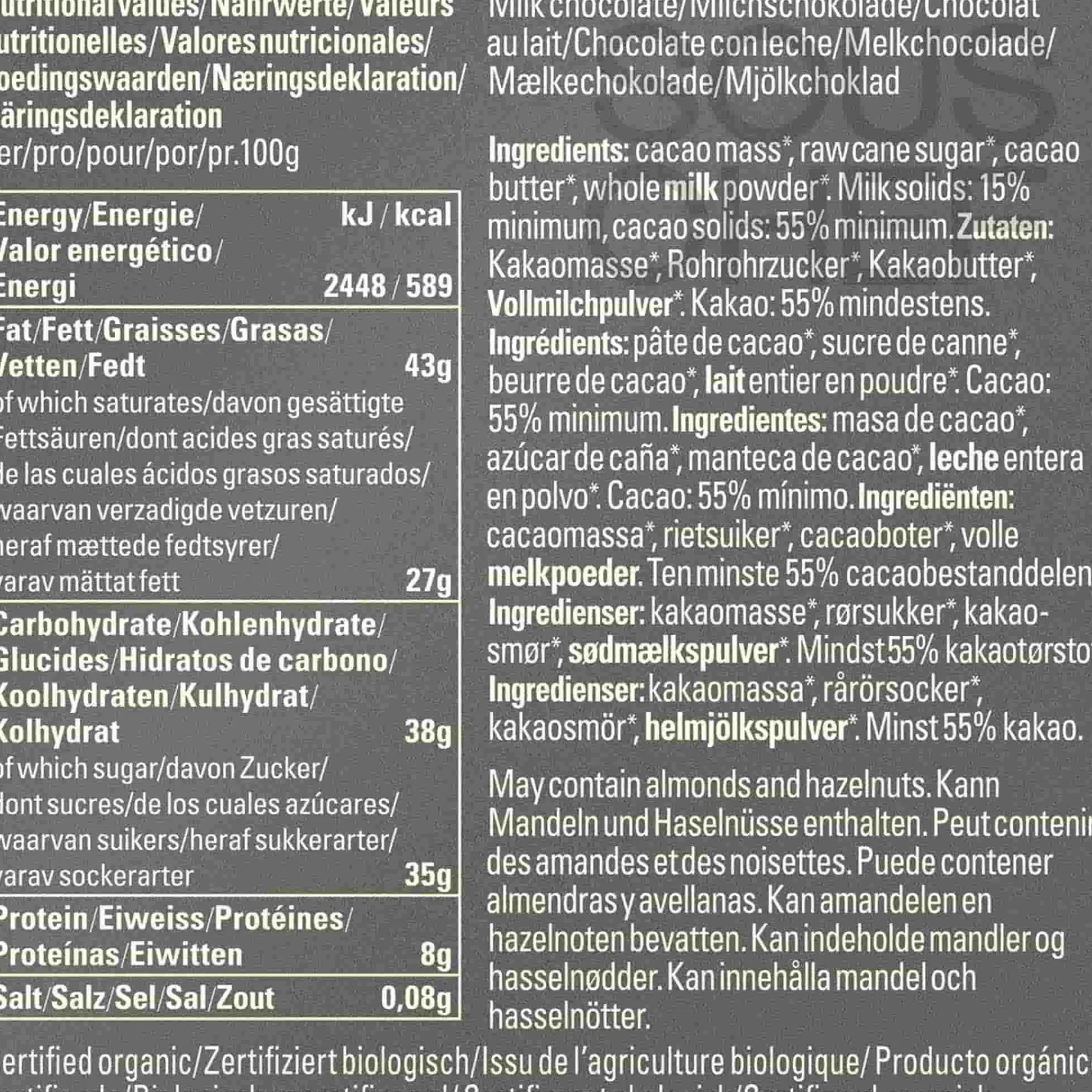 Original Beans 55% Femmes de Virunga Dark Milk Chocolate Bar, 70g