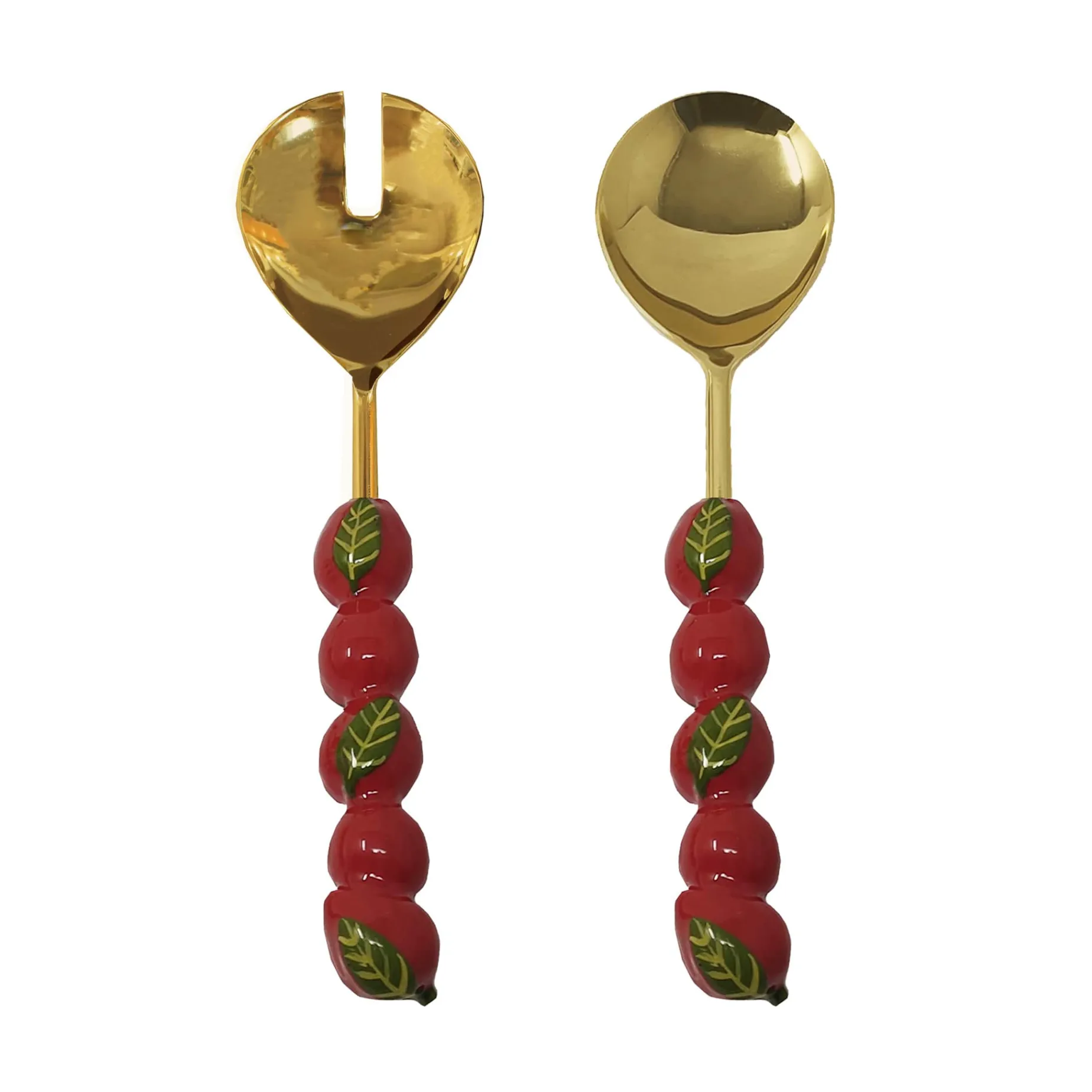 Pair of Strawberry Salad Servers