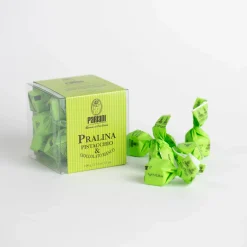 Pariani Pistachio and White Chocolate Pralines, 100g