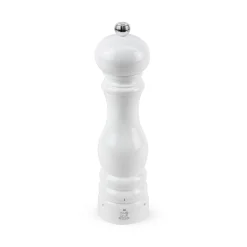 Peugeot Paris White Lacquered Salt Mill, 22cm
