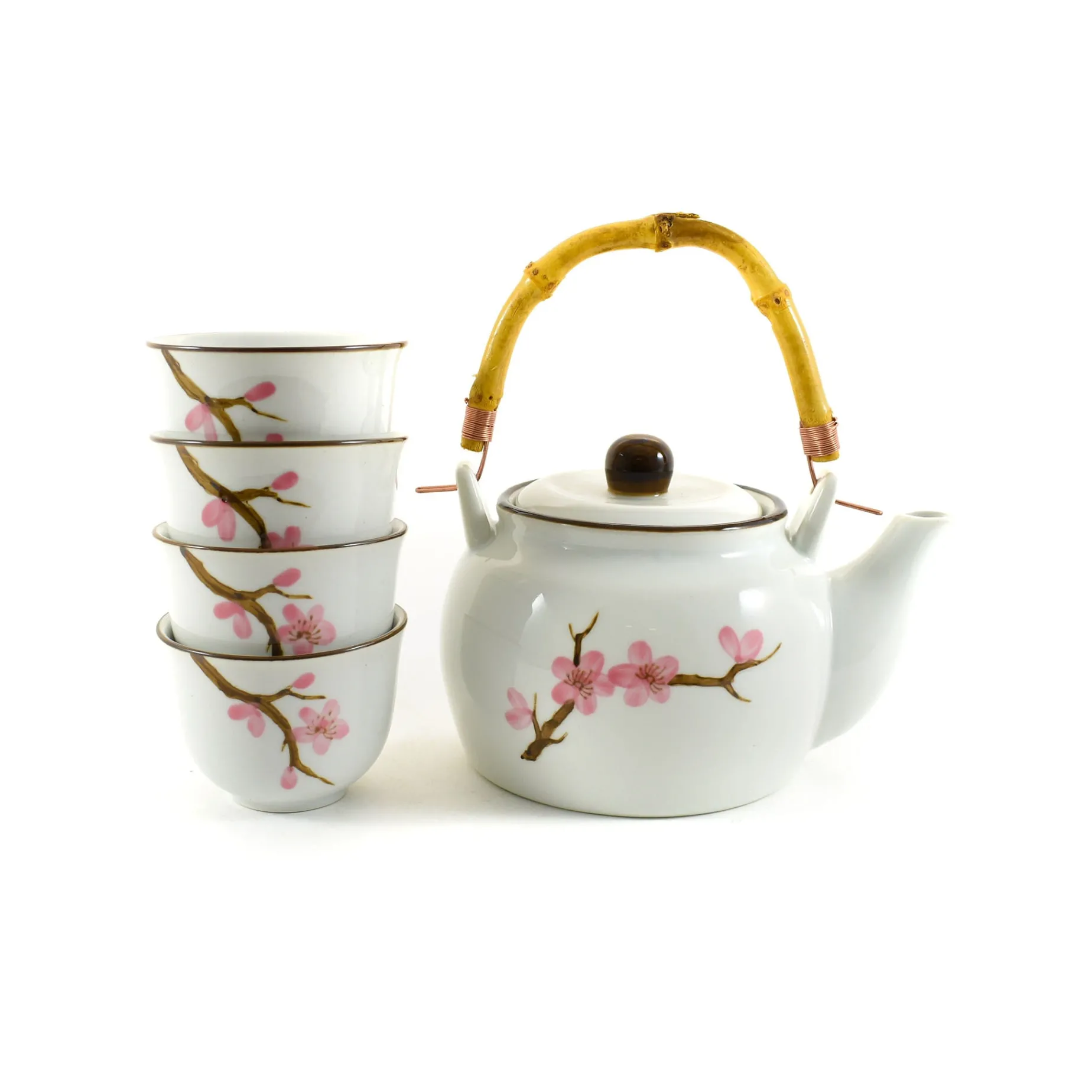 Pink Sakura Tea Set, 800ml