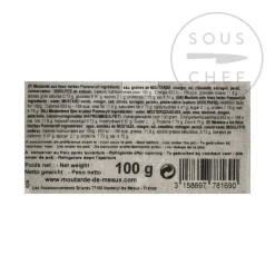 Pommery Herb Mustard - Chives, Parsley & Tarragon 100g