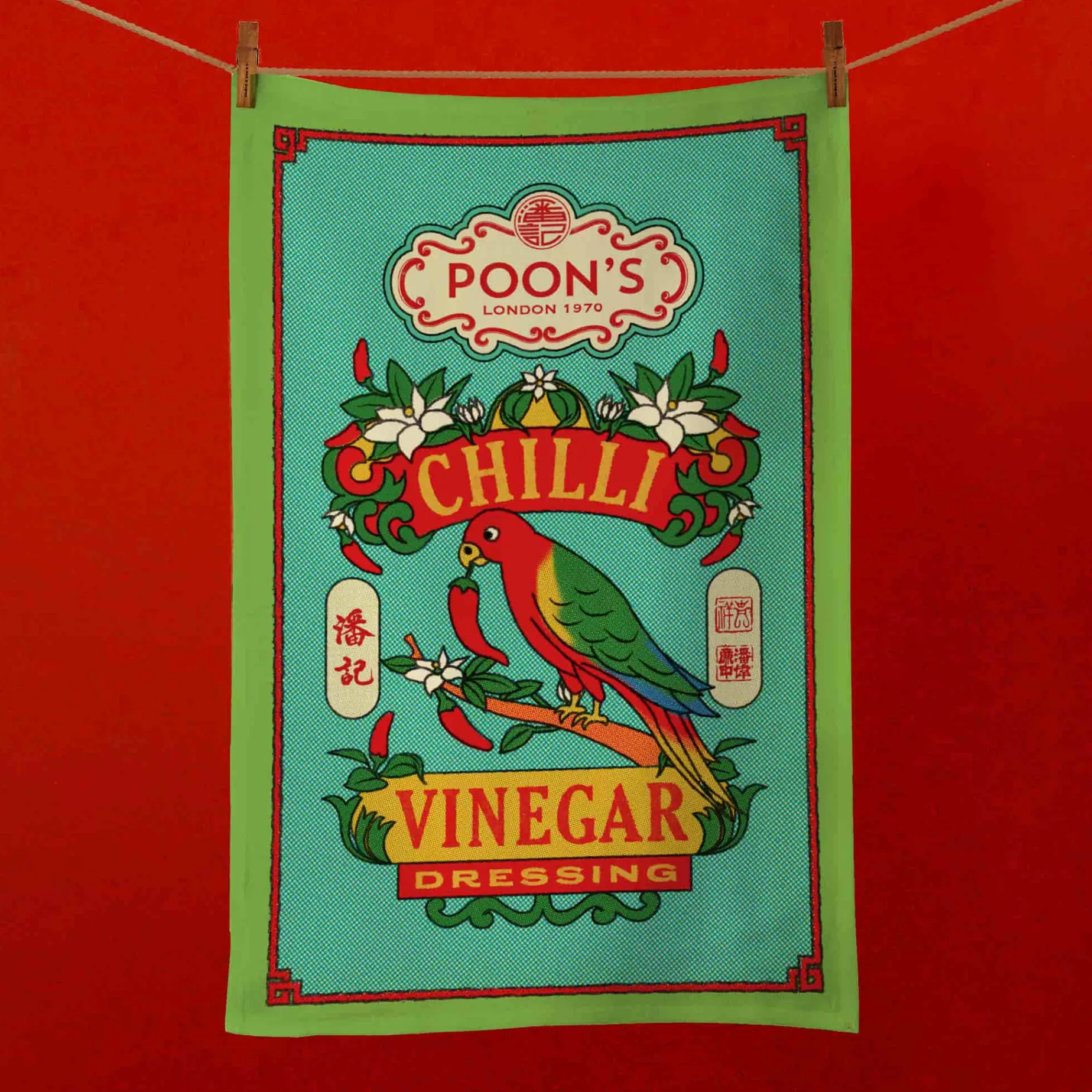 Poon's London Sauce Collection Tea Towel