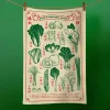 Poon's London Vegetable Guide Tea Towel