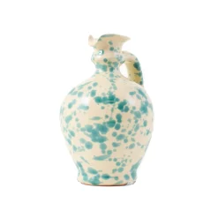 Puglia Aquamarine Splatter Oil Bottle, 250ml