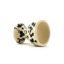 Puglia Black Splatter Egg Cup
