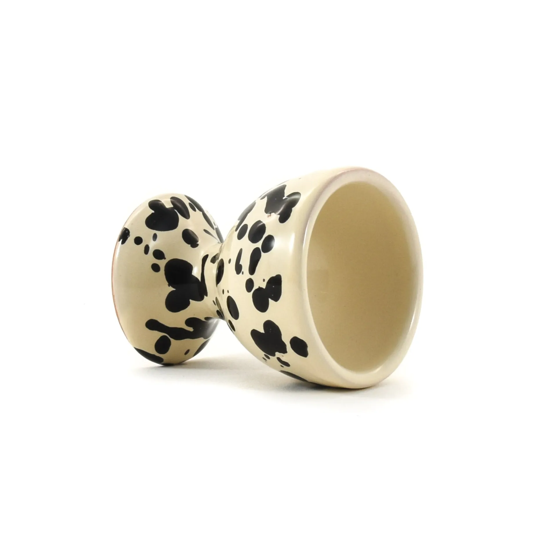 Puglia Black Splatter Egg Cup