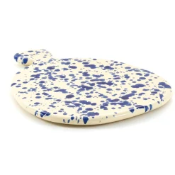 Puglia Blue Splatter Serving Board, 25cm