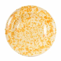 Puglia Dark Yellow Splatter Pasta Bowl, 29cm