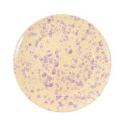 Puglia Lilac Splatter Dinner Plate, 27cm