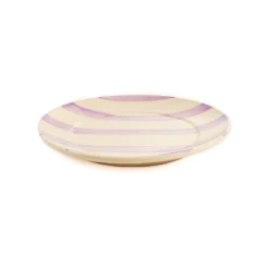 Puglia Lilac Stripe Dinner Plate, 27cm