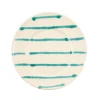 Puglia Teal Stripe Dinner Plate, 24cm