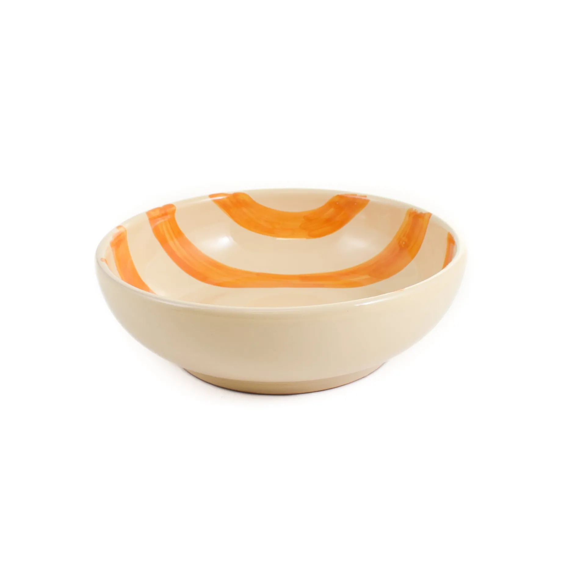 Puglia Yellow Stripe Bowl, 19cm