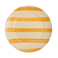 Puglia Yellow Stripe Dinner Plate, 27cm