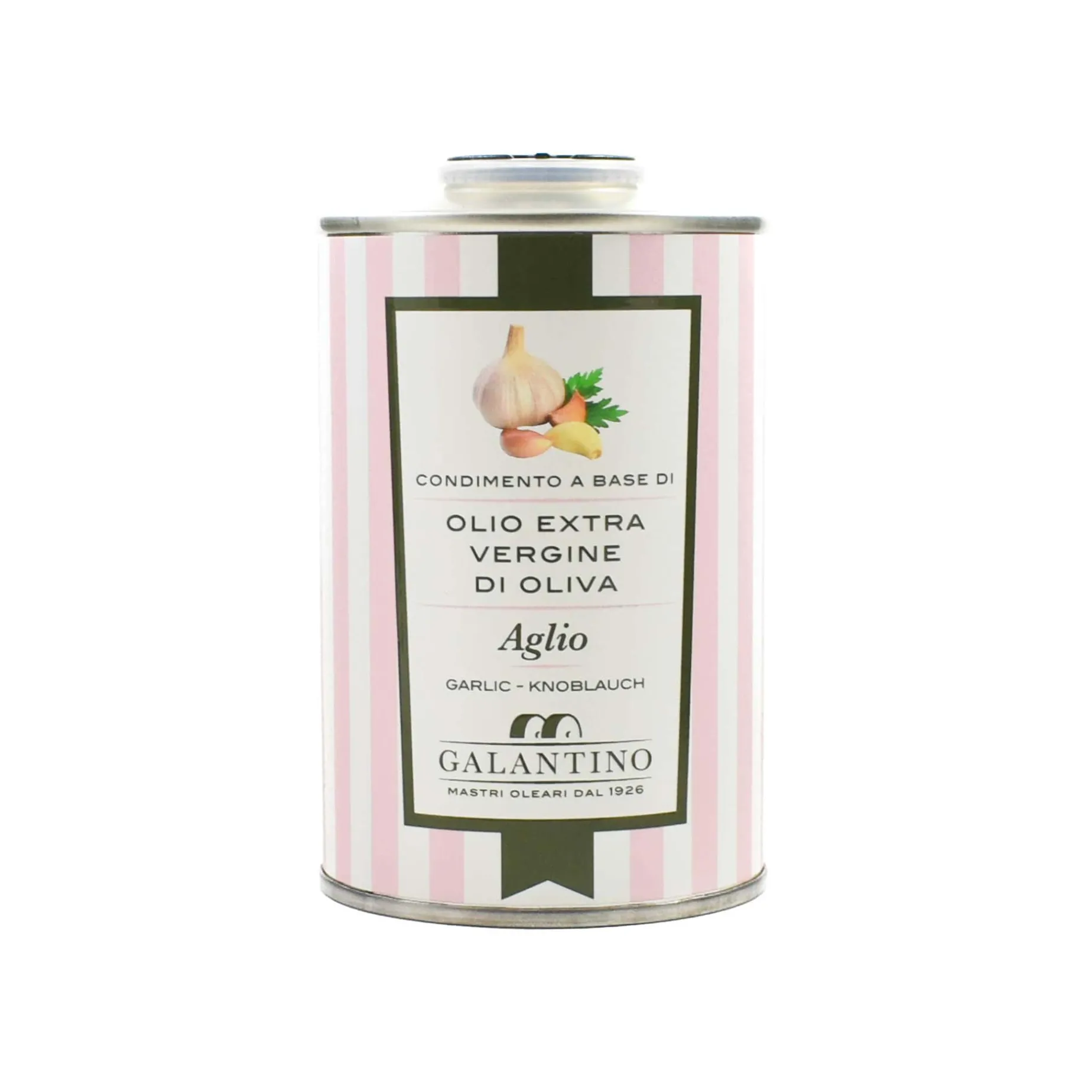 Puglian Garlic Extra Virgin Olive Oil In Tin, 250ml