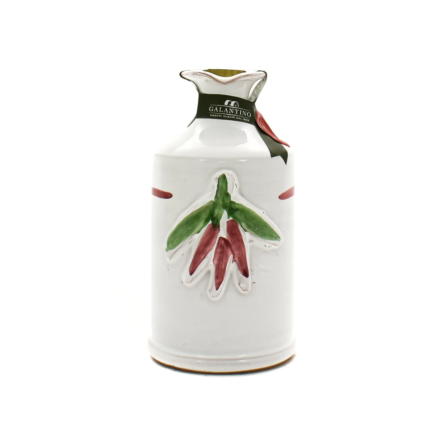 Puglian Olive Oil with Chilli in Terracotta Bottle, 250ml