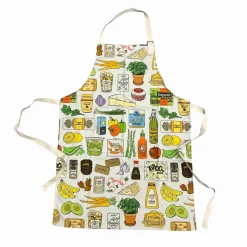 Quite Nice Clothing Colourful Foodie Cotton Apron
