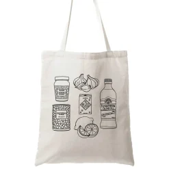 Quite Nice Clothing Hummus Organic Cotton Tote Bag