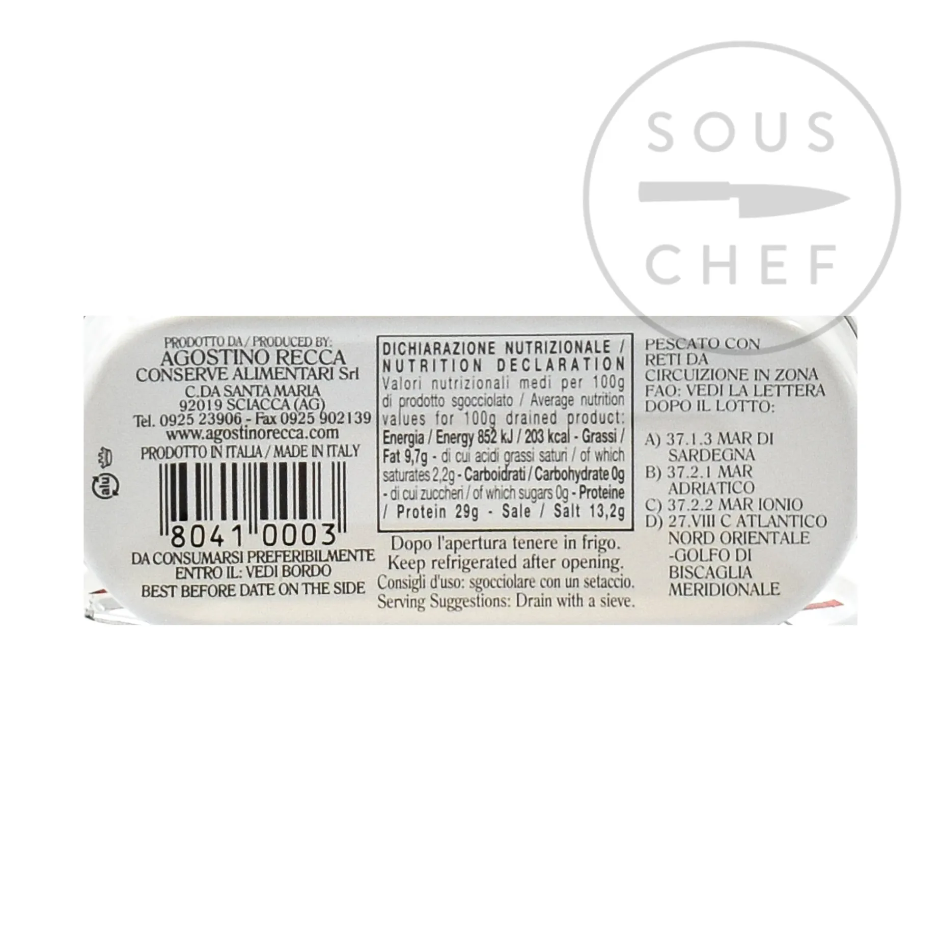 Recca Anchovy Fillets