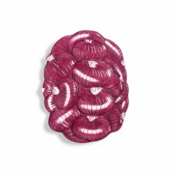 Red Onion Ceramic Platter, 23.5cm