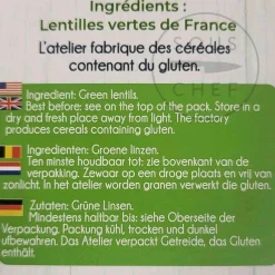 Sabarot French Green Lentils, 500g