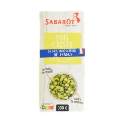 Sabarot Split Peas From France, 500g