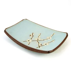 Sakura Blossom Side Plate, 19cm x 13cm