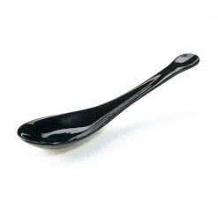Sarah Petherick Black Horn Yushi Shikoku Soup Spoon, 16cm