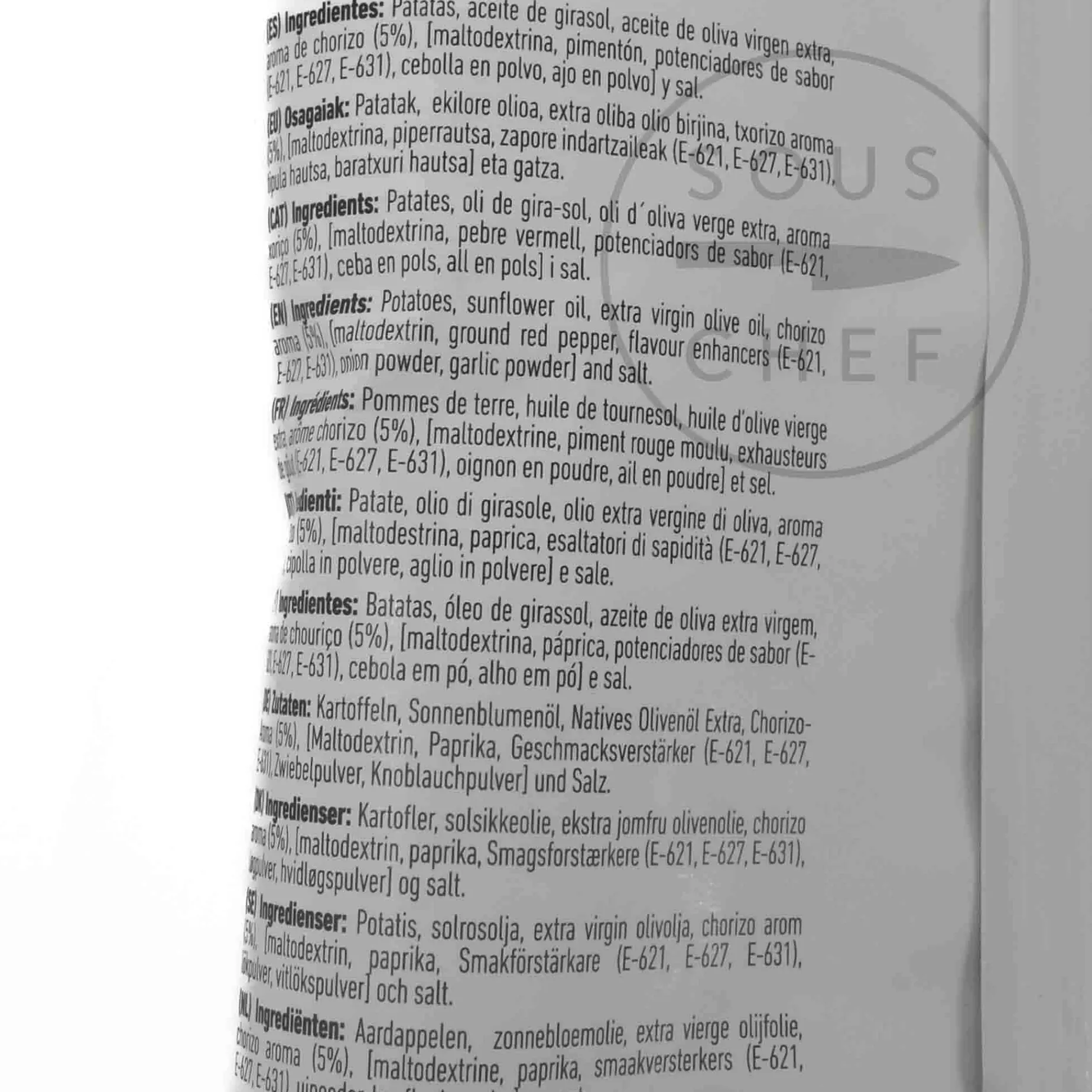 Sarriegui Spicy Chorizo Crisps, 125g