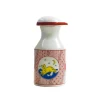 Seikou Porcelain Red Rabbit Motif Soy Sauce Pourer