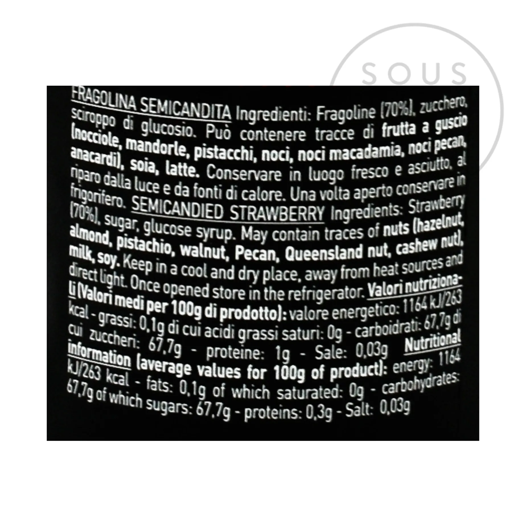 Semi-Candied Wild Strawberries, 260g