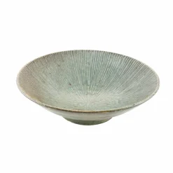 Senkei Shallow Bowl, Green, 24cm