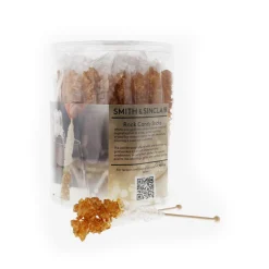 Set of 36 Gold Glitter Rock Candy Sticks