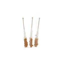 Set of 36 Gold Glitter Rock Candy Sticks