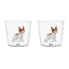 Set of 2 Ichendorf Milano French Bulldog Tumblers, 300ml