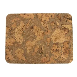 Set of 4 Marbled Cork Rectangle Placemats, 40cm