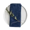 Set of 2 Navy Linen Napkins