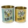 Set of 2 Olive Oil Utensil Jars