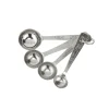 Set of 4 Stainless Steel Measuring Spoons