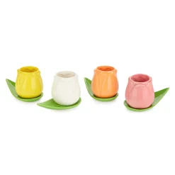 Set of 4 Tulip Espresso Cups, 100ml