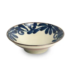 Shibuki Shallow Bowl, Blue, 24cm