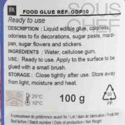 Short Dated Deco Relief Food Glue, 100g